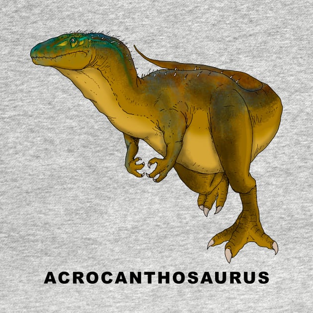 Acrocanthosaurus by lucamendieta